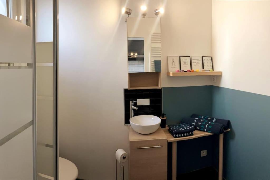 La Petite Boutique Bleue Apartment กาเยอ-ซูร์-แม ภายนอก รูปภาพ